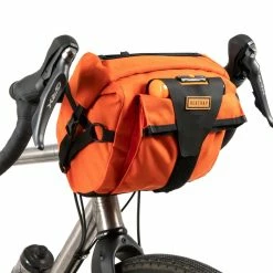 Sacoche De Cintre Restrap Bar Pack 10L -vélo Soldes Bar Pack Restrap orange sacoche de cintre baroudeur cycles 5