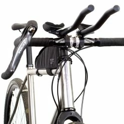 Sacoche De Top Tube Restrap Adventure Race -vélo Soldes Restrap top tube Bag Race aero sacoche ultra distance baroudeur cycles lyon front side