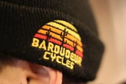 Bonnet Brodé Baroudeur Cycles -vélo Soldes bonnet beechfield polyester hiver froid baroudeur cycles sortie velo maxi mega printshop 1