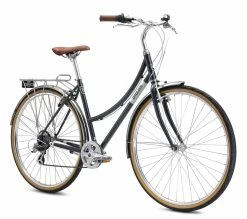 Vélo De Ville Breezer Downtown EX ST 2022 Black -vélo Soldes breezer downtown ex st velo ville baroudeur cycles lyon 2