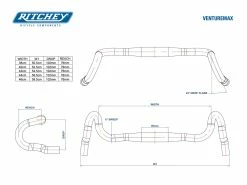 Guidon Ritchey Classic Venturemax HP -vélo Soldes cintre route gravel ritchey classic venturemax baroudeur cycles lyon geo