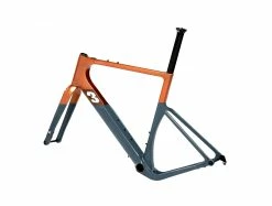 Kit Cadre Gravel 3T Exploro Max Orange / Grey -vélo Soldes exploro racemax frame 3T kit cadre gravel carbone baroudeur cycles lyon 2 4859985a f174 4d93 af4f d4995de6f539