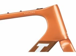Kit Cadre Gravel 3T Exploro Max Orange / Grey -vélo Soldes exploro racemax frame 3T kit cadre gravel carbone baroudeur cycles lyon 8