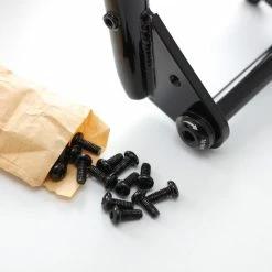 Fourche Stridsland Barnacle Fork 1"-1/8 Noire 15x100mm Axe Traversant -vélo Soldes fourche stridsland barnacle 1 oeillets 9mm randonnee gravel conversion frein patin disque baroudeur cycles revendeur lyon axe traversant 6