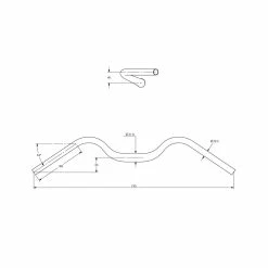 Guidon Surly Terminal Bar -vélo Soldes guidon cintre surly terminal bar black baroudeur cycles lyon 5
