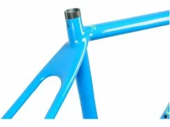 OPEN Cycle Kit Cadre Carbone Open Up -vélo Soldes open up kit cadre carbone frameset bleu gravel route vtt bikepacking randonnee baroudeur cycles lyon rear