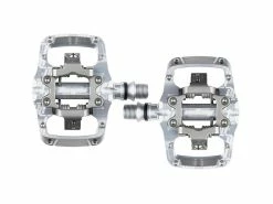 Pédales Automatique Hope Union Trail -vélo Soldes pedale automatique union trail tc enduro xc gravel hope tech baroudeur cycles argent