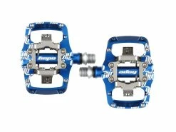 Pédales Automatique Hope Union Trail -vélo Soldes pedale automatique union trail tc enduro xc gravel hope tech baroudeur cycles bleu