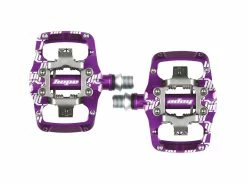 Pédales Automatique Hope Union Trail -vélo Soldes pedale automatique union trail tc enduro xc gravel hope tech baroudeur cycles violet