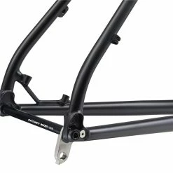 Kit Cadre VTT Acier Ritchey Ultra Noir/Bleu -vélo Soldes ritchey ulra kit cadre acier vtt mtb semi rigide distance baroudeur cycles lyon noir bleu 5