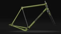 Kit Cadre Rodeo Labs Flaanimal 5.0 -vélo Soldes rodeo labs flaanimal 5 0 kit cadre velo gravel acier carbone baroudeur cycles lyon cerakote redneck racing green