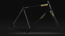 Kit Cadre Rodeo Labs Flaanimal 5.0 -vélo Soldes rodeo labs flaanimal 5 0 kit cadre velo gravel acier carbone baroudeur cycles lyon naked gold