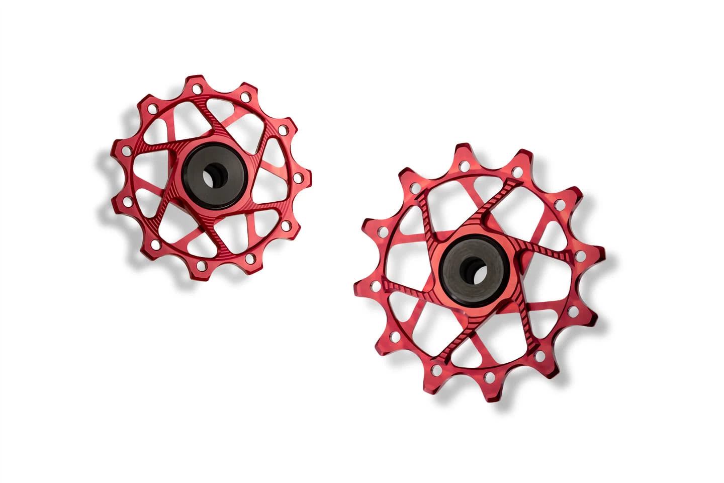 Galets De Dérailleur Garbaruk Oversize - Rouge 4 Galets De Dérailleur Garbaruk Oversize - Rouge – Image 2