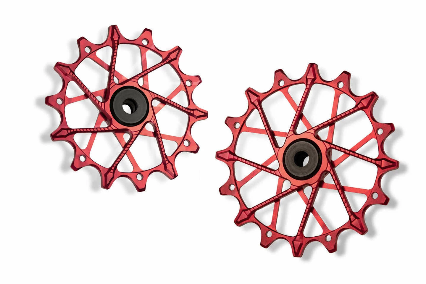 Galets De Dérailleur Garbaruk Oversize - Rouge 8 Galets De Dérailleur Garbaruk Oversize - Rouge – Image 6
