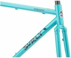 Kit Cadre Acier Surly Straggler 19 Kit Cadre Acier Surly Straggler -vélo Soldes surly straggler chlorine dream blue kit cadre gravel acier randonee bikepacking baroudeur cycles lyon front